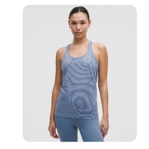 Lululemon Swiftly Tech Racerback Tank 2.0 - Hip Length - Denim Blue - Size 10